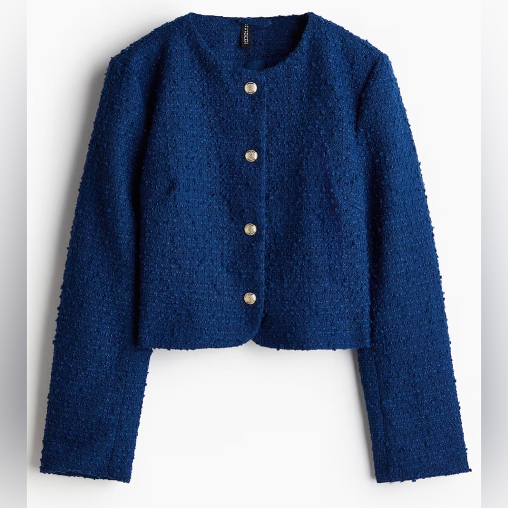 H&M Short Boucle Jacket. NWT - Picture 4 of 5